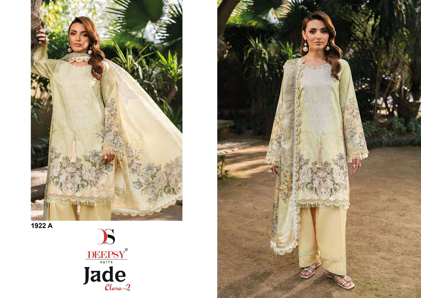 DEEPSY SUIT JADE ELARA VOL-3 Cotton Embroidery Pakistani Suit