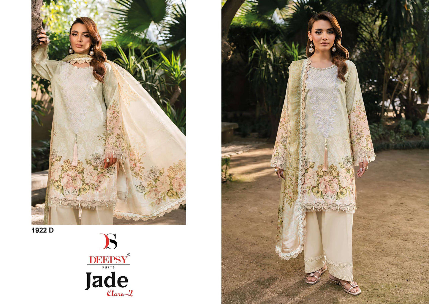 DEEPSY SUIT JADE ELARA VOL-3 Cotton Embroidery Pakistani Suit