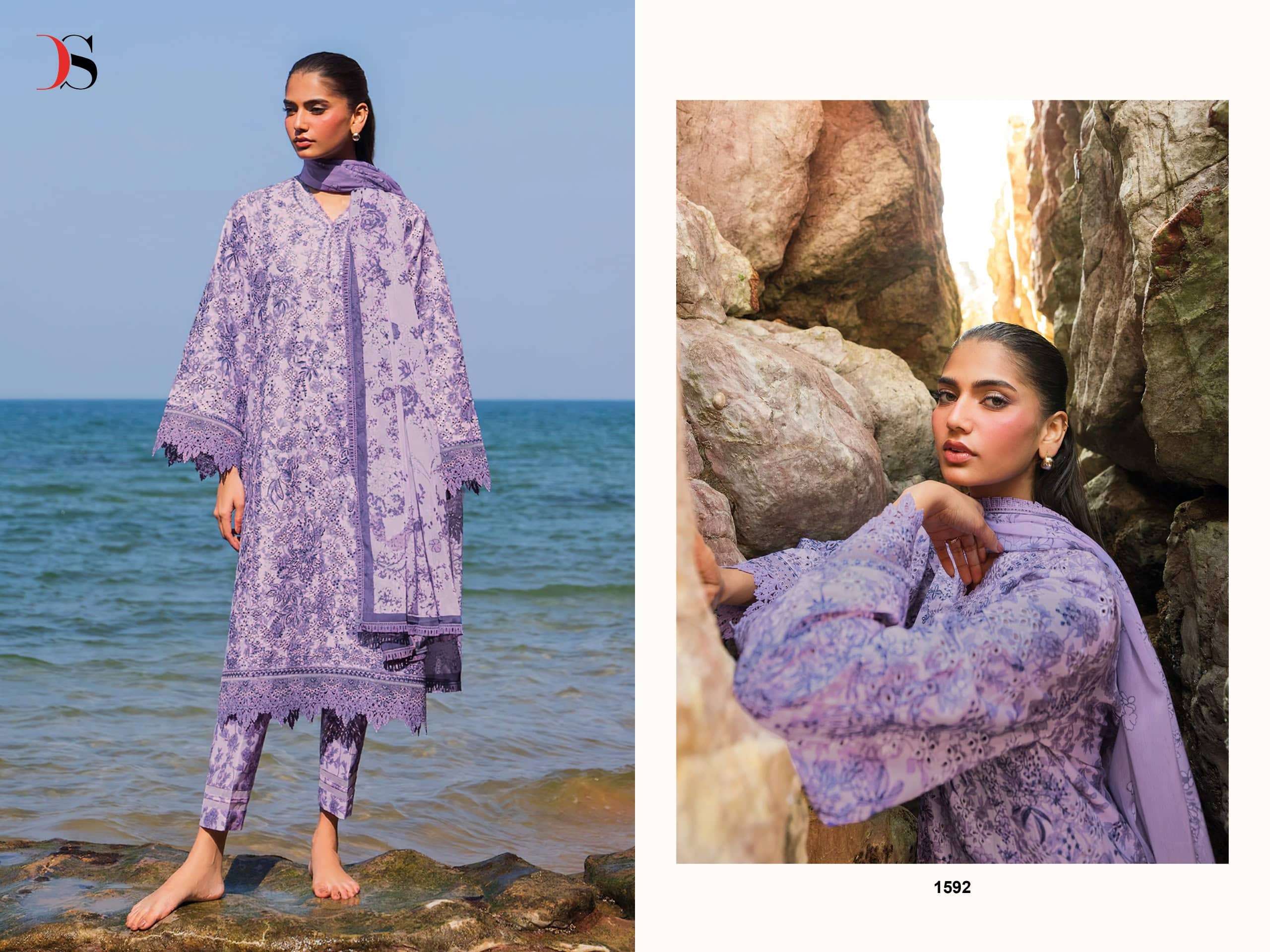 DEEPSY SUIT JADE PREMIUM VOL-4 Cotton Printed Semi Stitched Pakistani Suit