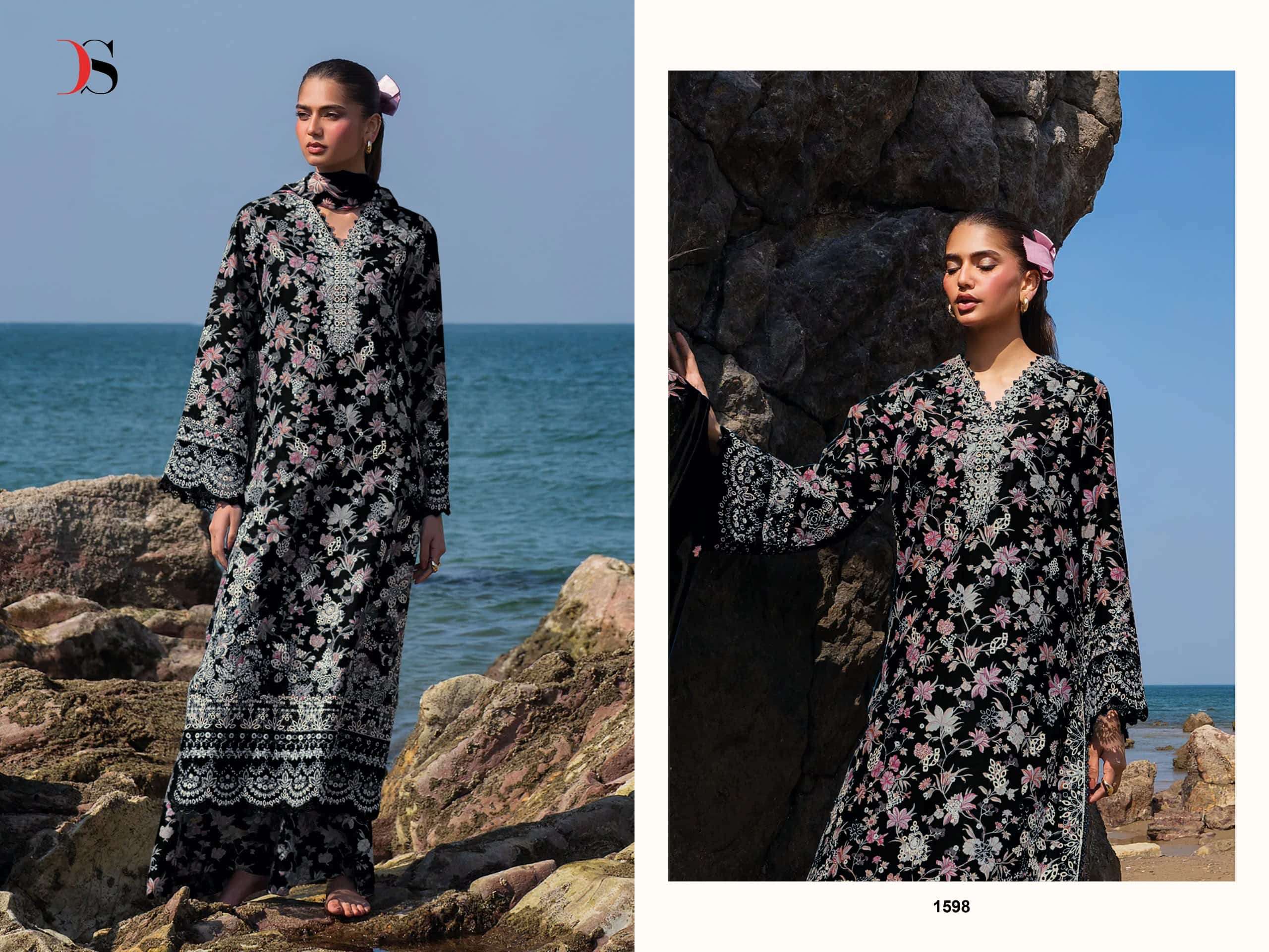 DEEPSY SUIT JADE PREMIUM VOL-4 Cotton Printed Semi Stitched Pakistani Suit