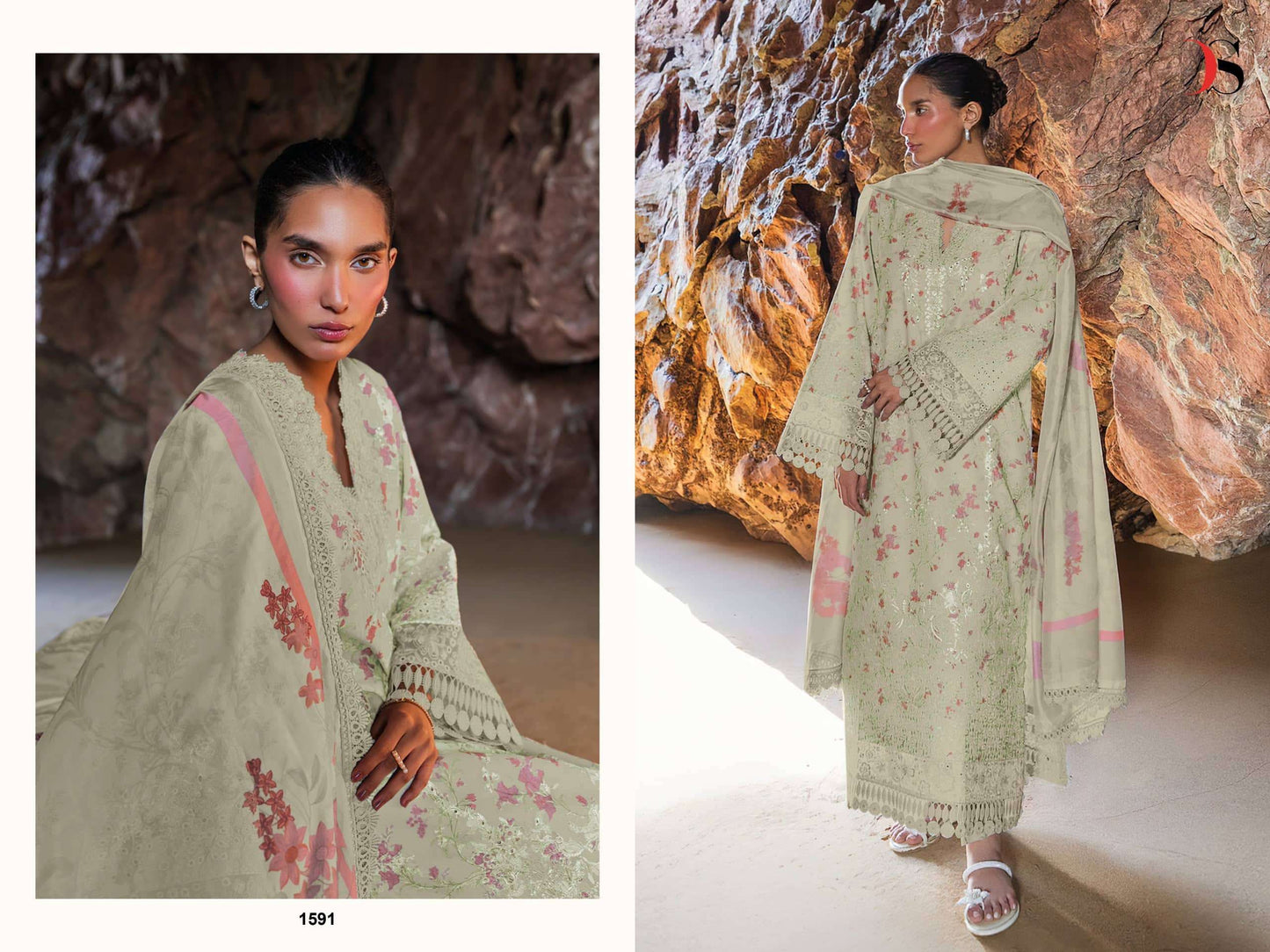 DEEPSY SUIT JADE PREMIUM VOL-4 Cotton Printed Semi Stitched Pakistani Suit