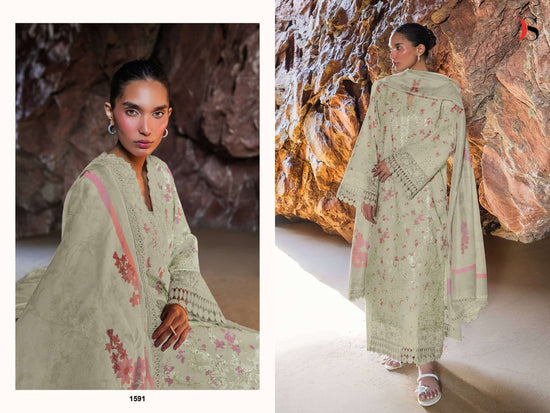 DEEPSY SUIT JADE PREMIUM VOL-4 Cotton Printed Semi Stitched Pakistani Suit - Amrah Wholesale