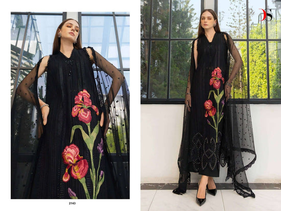 DEEPSY SUIT Maria B Premium Vol-6 Cotton Embroidered Pakistani Suit - Amrah Wholesale