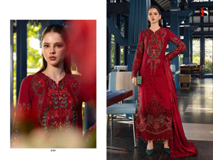 DEEPSY SUIT Maria B Premium Vol-6 Cotton Embroidered Pakistani Suit - Amrah Wholesale