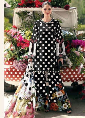 DEEPSY SUIT MARIA B PRINT VOL-7 Cotton Printed Pakistani Suit - Amrah Wholesale