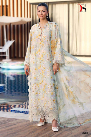 DEEPSY SUIT MARIA B PRINT VOL-9 2201 TO 2208 Series Cotton Printed Pakistani Suit - Amrah Wholesale