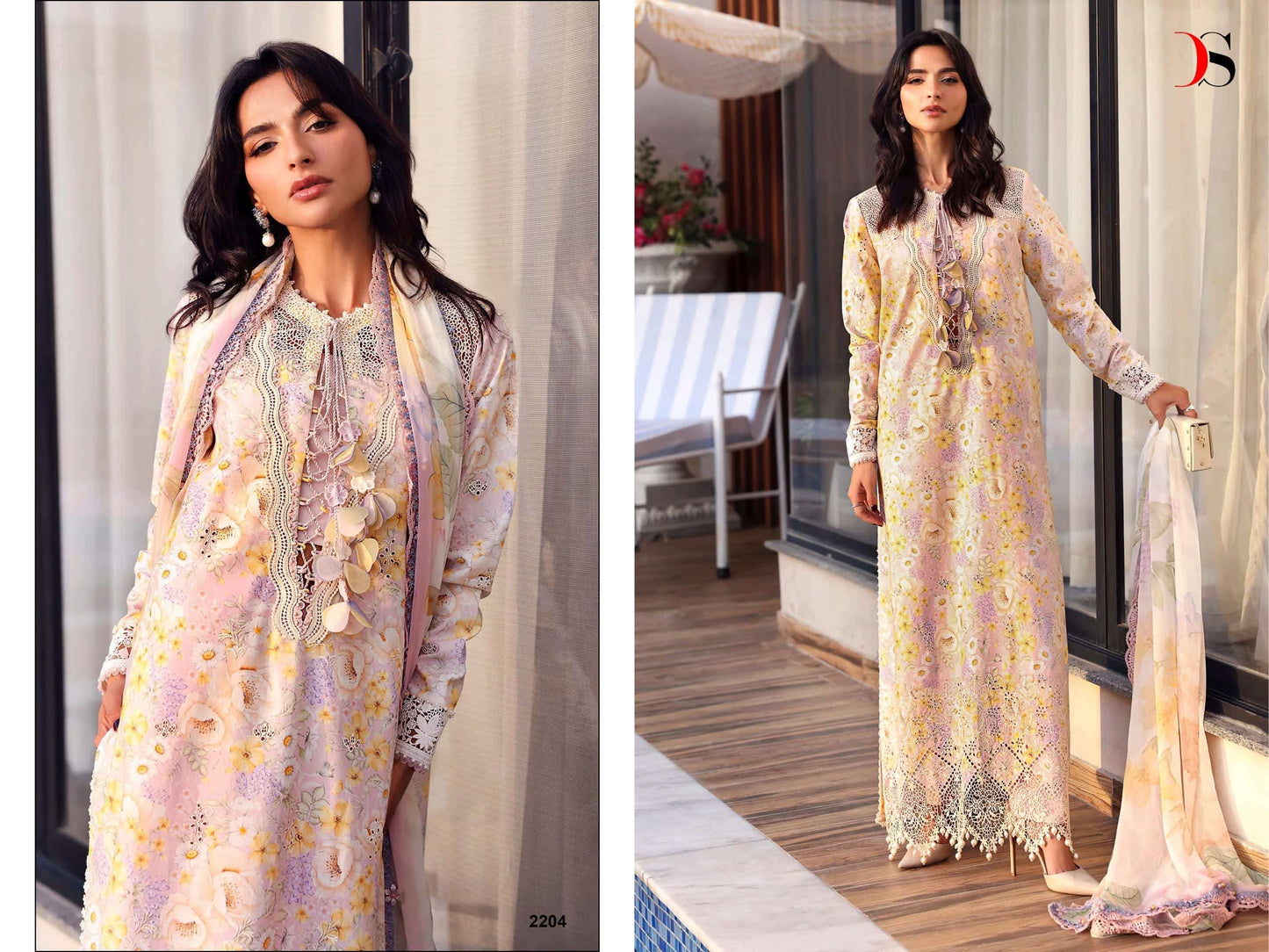 DEEPSY SUIT MARIA B PRINT VOL-9 2201 TO 2208 Series Cotton Printed Pakistani Suit