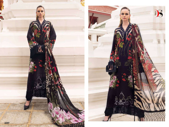 DEEPSY SUIT MARIA B PRINT VOL-9 2201 TO 2208 Series Cotton Printed Pakistani Suit