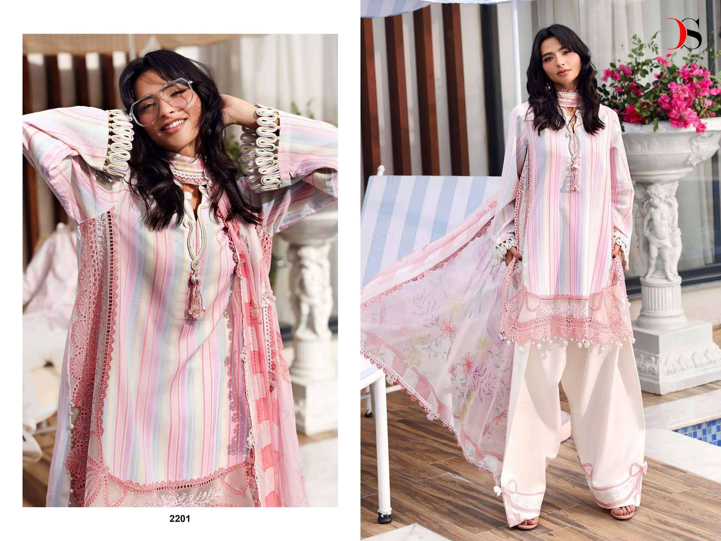 DEEPSY SUIT MARIA B PRINT VOL-9 2201 TO 2208 Series Cotton Printed Pakistani Suit