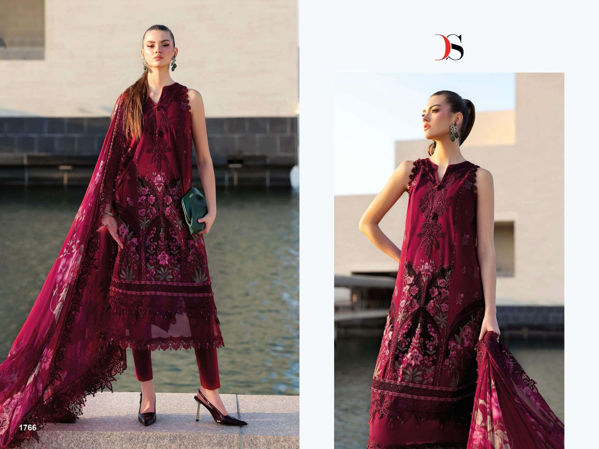 Deepsy Suit Maria.B Lawn Vol - 3 Pakistani Suit Wholesale Catalogue - Amrah Wholesale