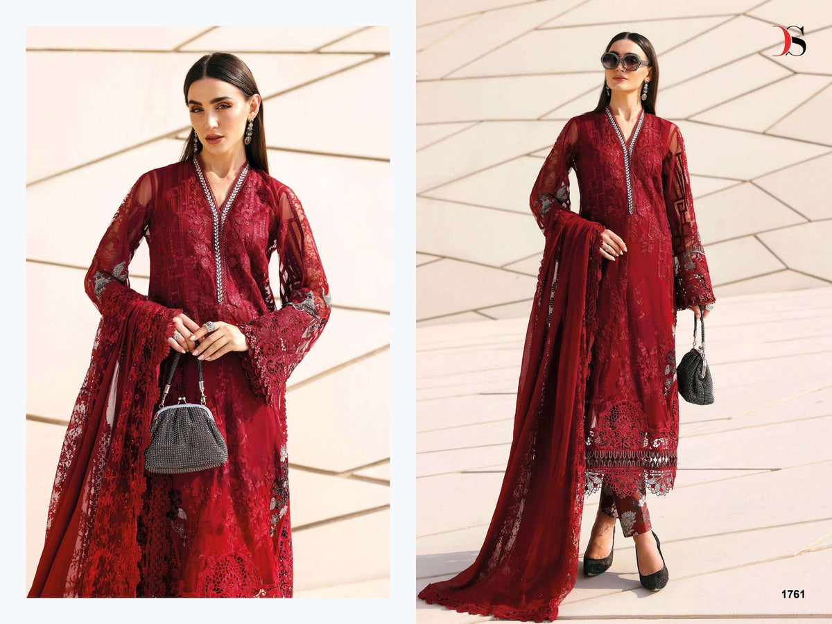 Deepsy Suit Maria.B Lawn Vol - 3 Pakistani Suit Wholesale Catalogue - Amrah Wholesale