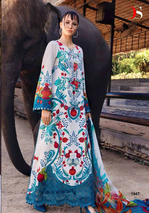 DEEPSY SUIT MARIAB PRINT VOL - 6 Cotton Pakistani Suit - Amrah Wholesale