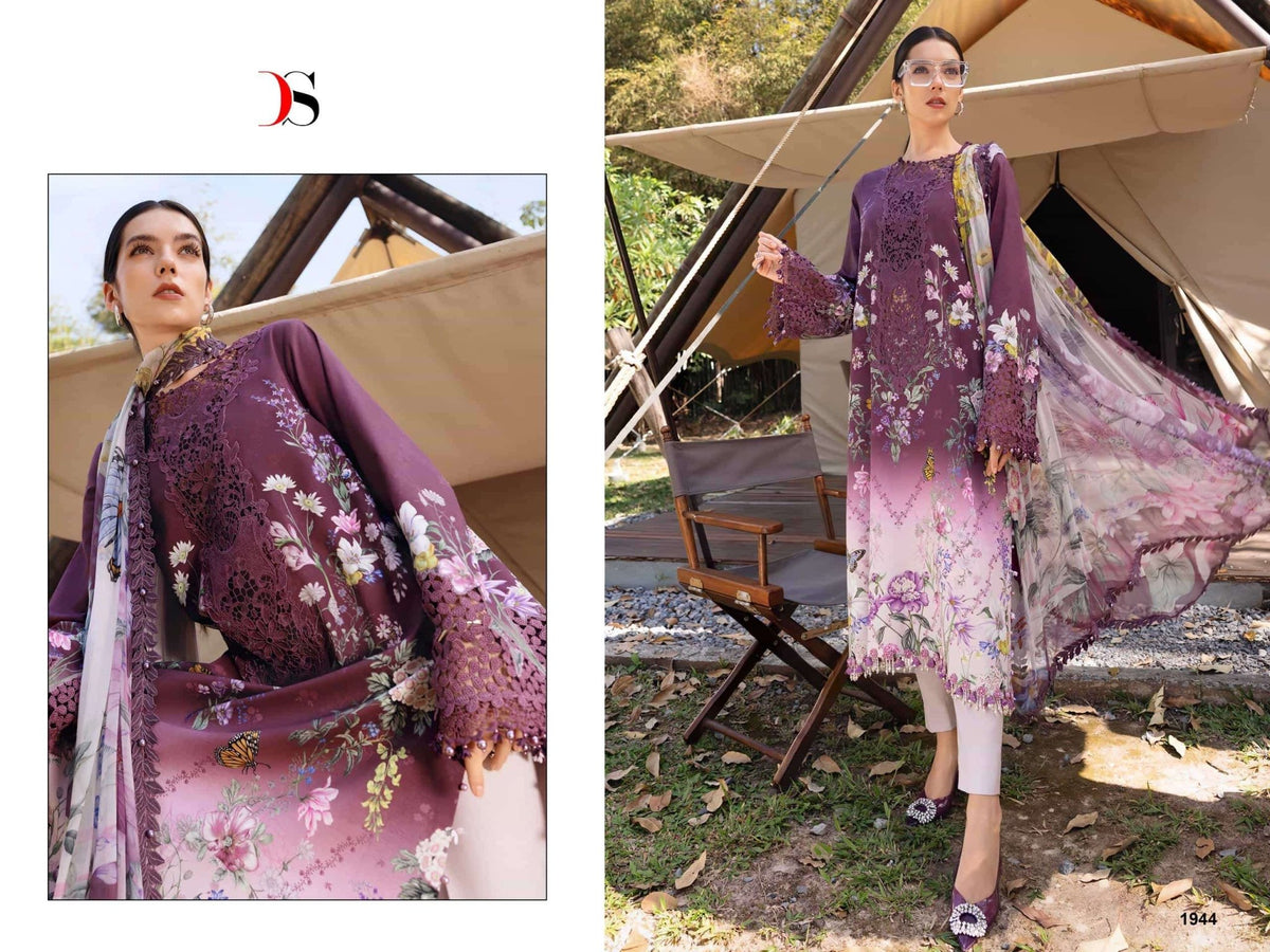 DEEPSY SUIT MARIAB PRINT VOL - 6 Cotton Pakistani Suit - Amrah Wholesale
