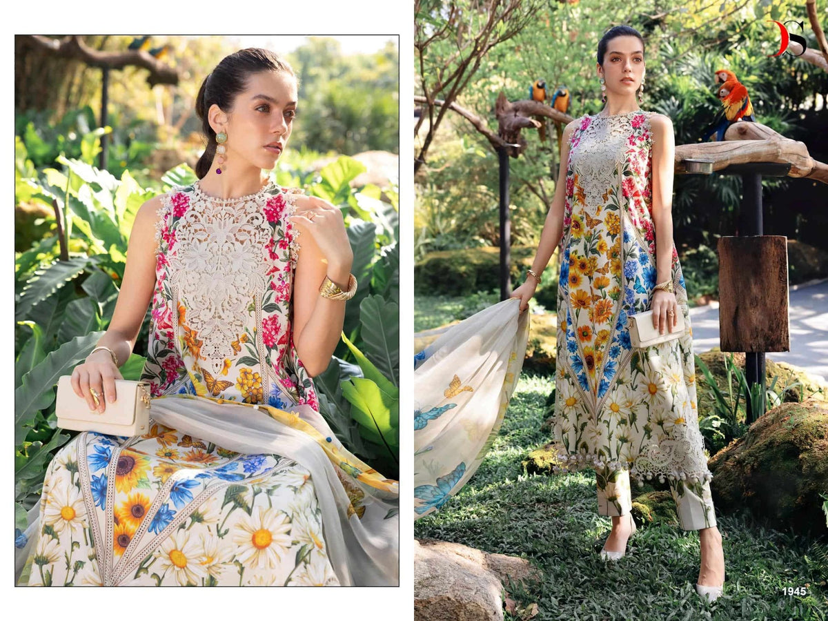 DEEPSY SUIT MARIAB PRINT VOL - 6 Cotton Pakistani Suit - Amrah Wholesale