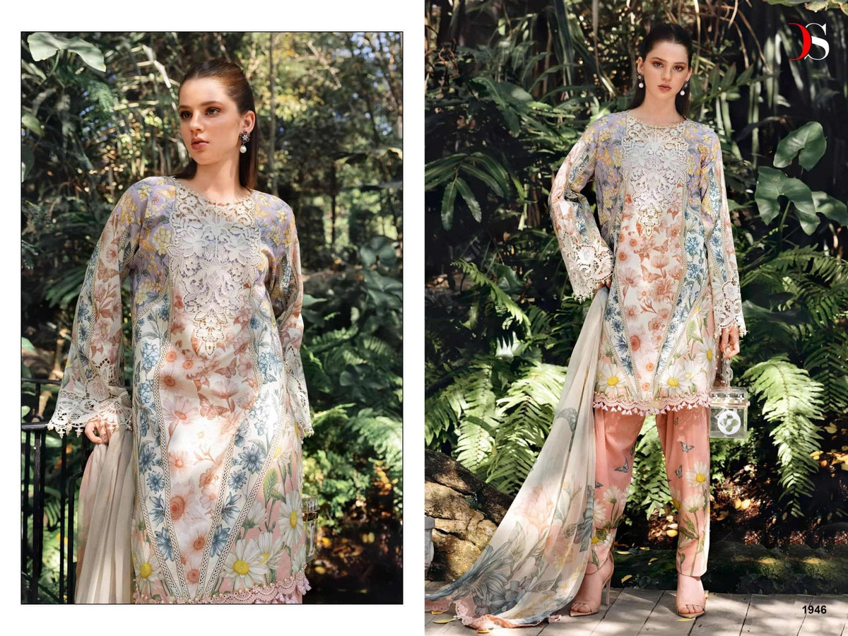 DEEPSY SUIT MARIAB PRINT VOL - 6 Cotton Pakistani Suit - Amrah Wholesale