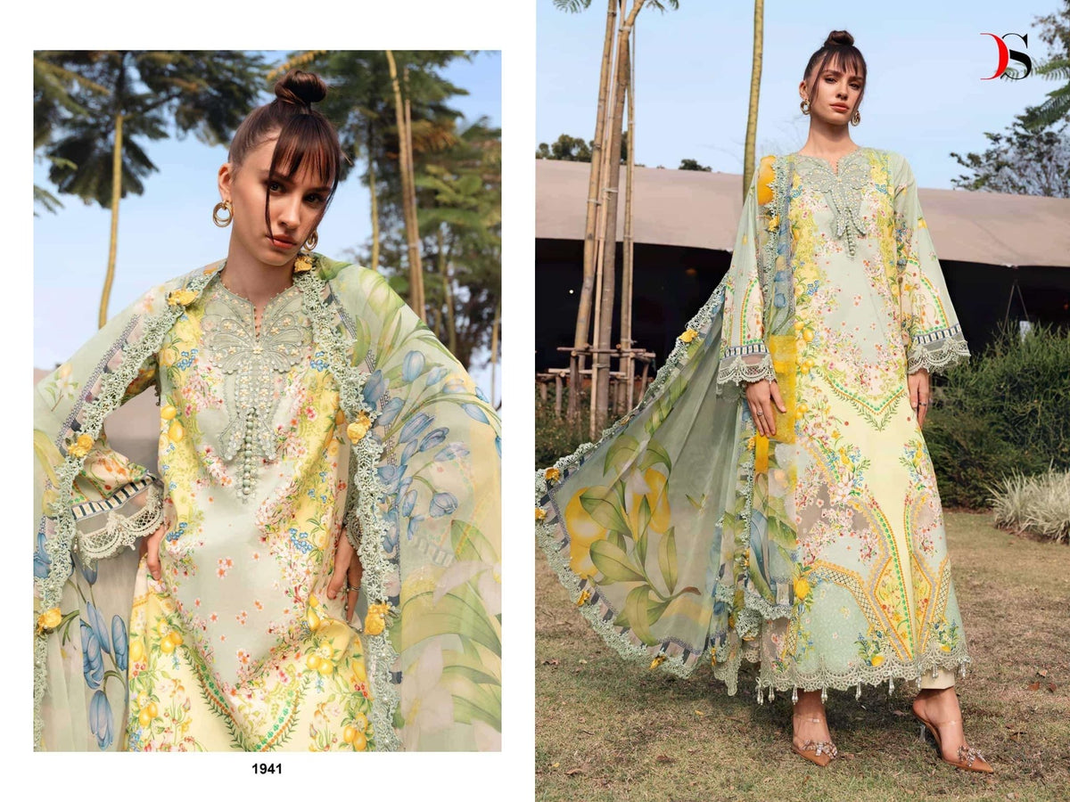 DEEPSY SUIT MARIAB PRINT VOL - 6 Cotton Pakistani Suit - Amrah Wholesale