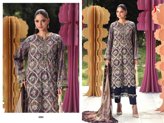DEEPSY Suit Mariab Print Vol-7 Cotton Printed Pakistani Suit Set - Amrah Wholesale
