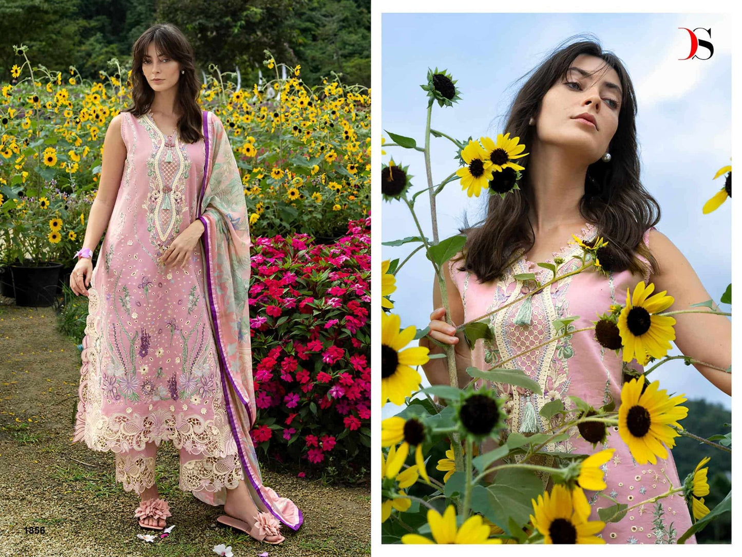 DEEPSY SUIT MUSHQ LAWN VOL - 03 Cotton Pakistani Suit - Amrah Wholesale