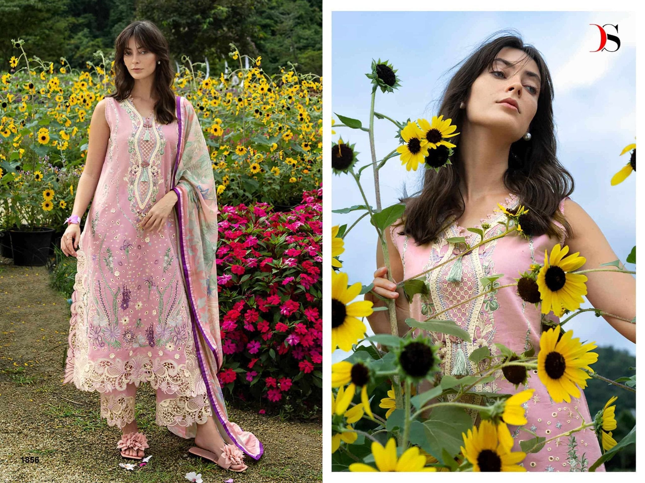 DEEPSY SUIT MUSHQ LAWN VOL - 03 Cotton Pakistani Suit - Amrah Wholesale