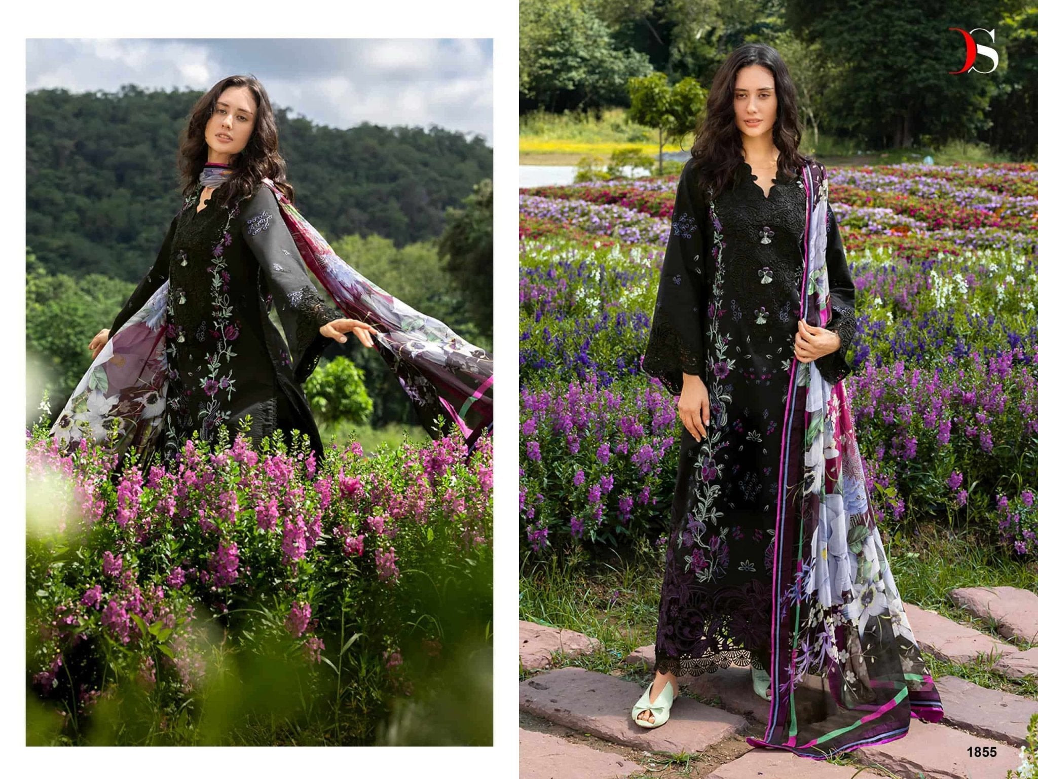 DEEPSY SUIT MUSHQ LAWN VOL - 03 Cotton Pakistani Suit - Amrah Wholesale