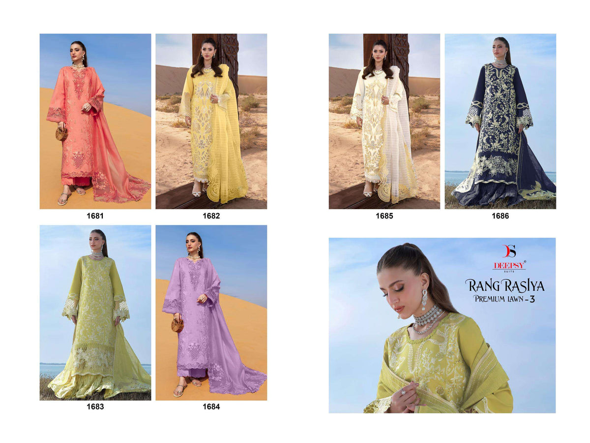 Deepsy Suit Rang Rasiya Lawn Vol-03