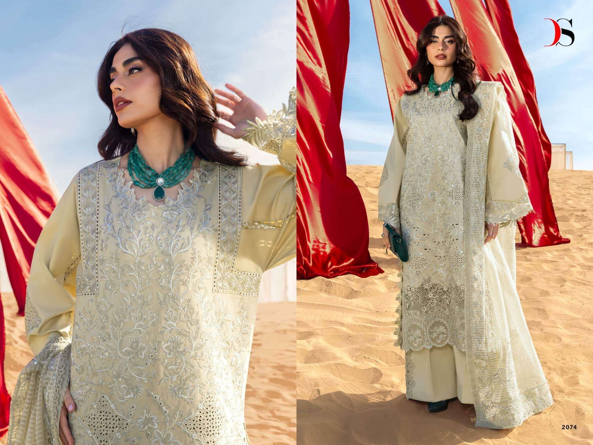 Deepsy Suit Rangrasiya Vol-6 Cotton Pakistani Suit - Amrah Wholesale