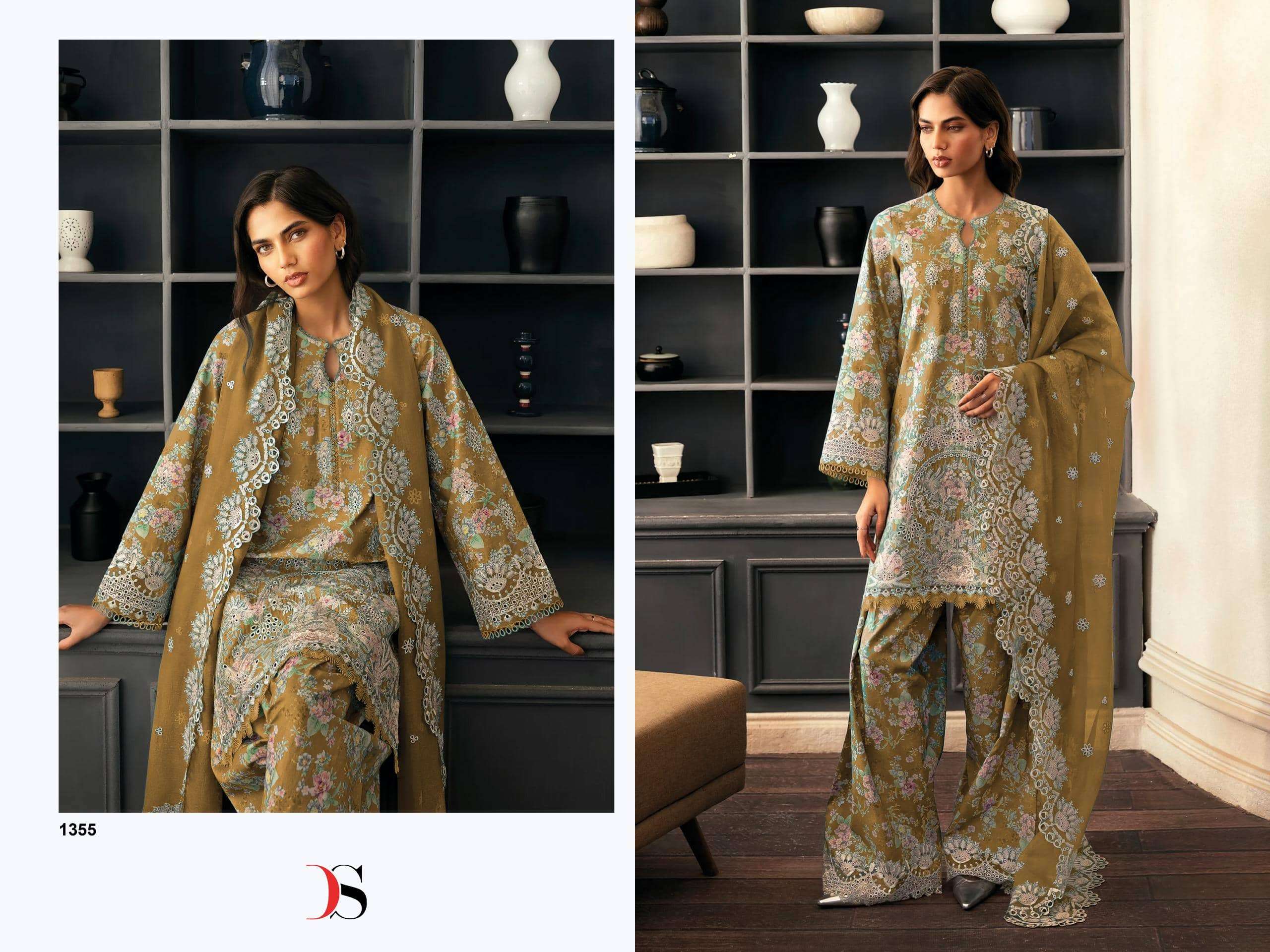 Deepsy Suit Rungrez Chikankari
