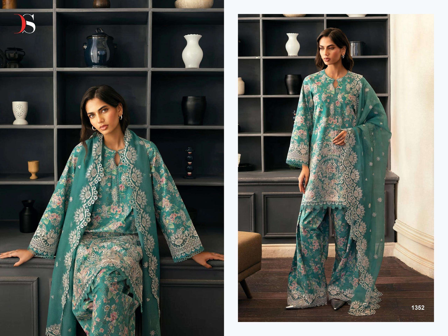 Deepsy Suit Rungrez Chikankari