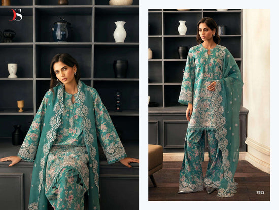 Deepsy Suit Rungrez Chikankari