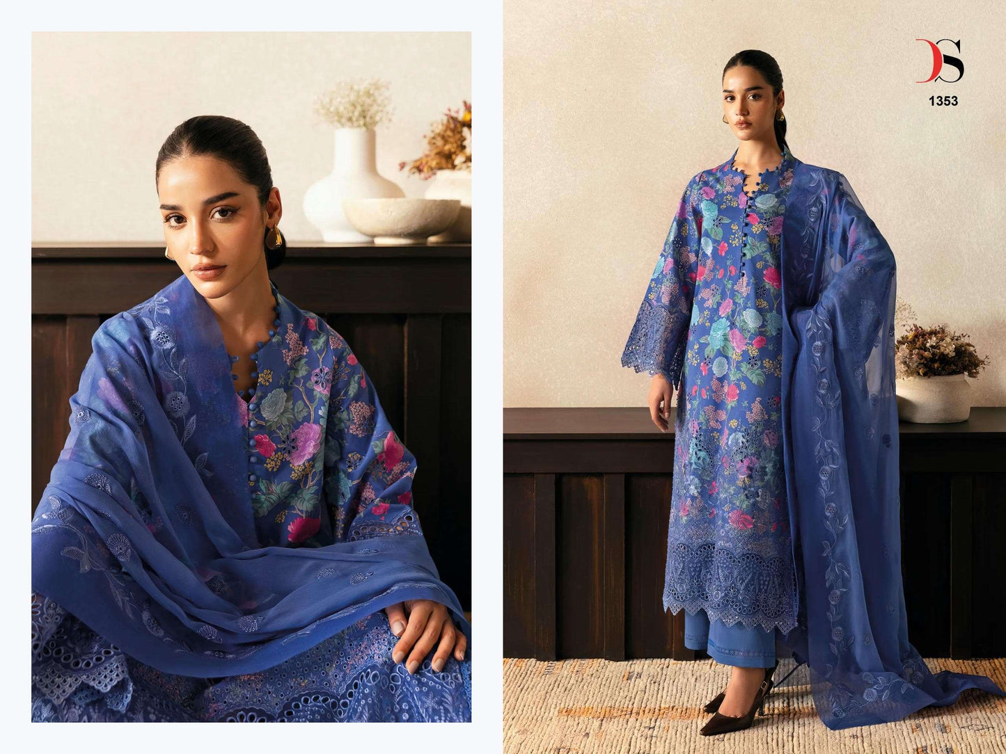 Deepsy Suit Rungrez Chikankari