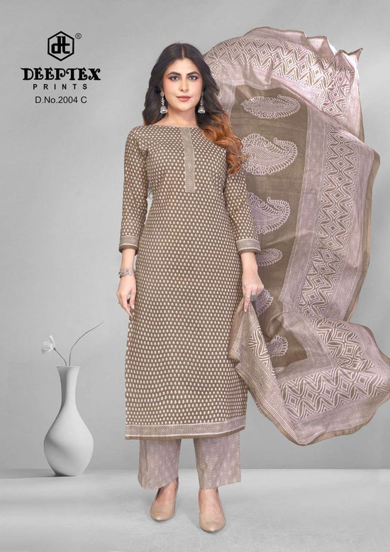 Deeptex 4 Colour Vol 2 Pure Cotton Dress Material - Amrah Wholesale