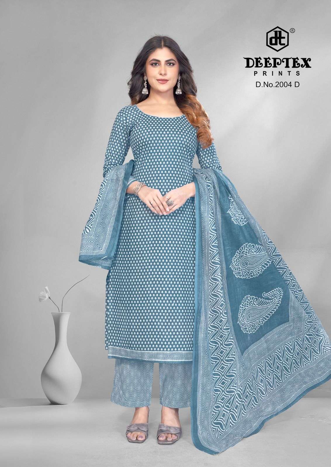 Deeptex 4 Colour Vol 2 Pure Cotton Dress Material - Amrah Wholesale