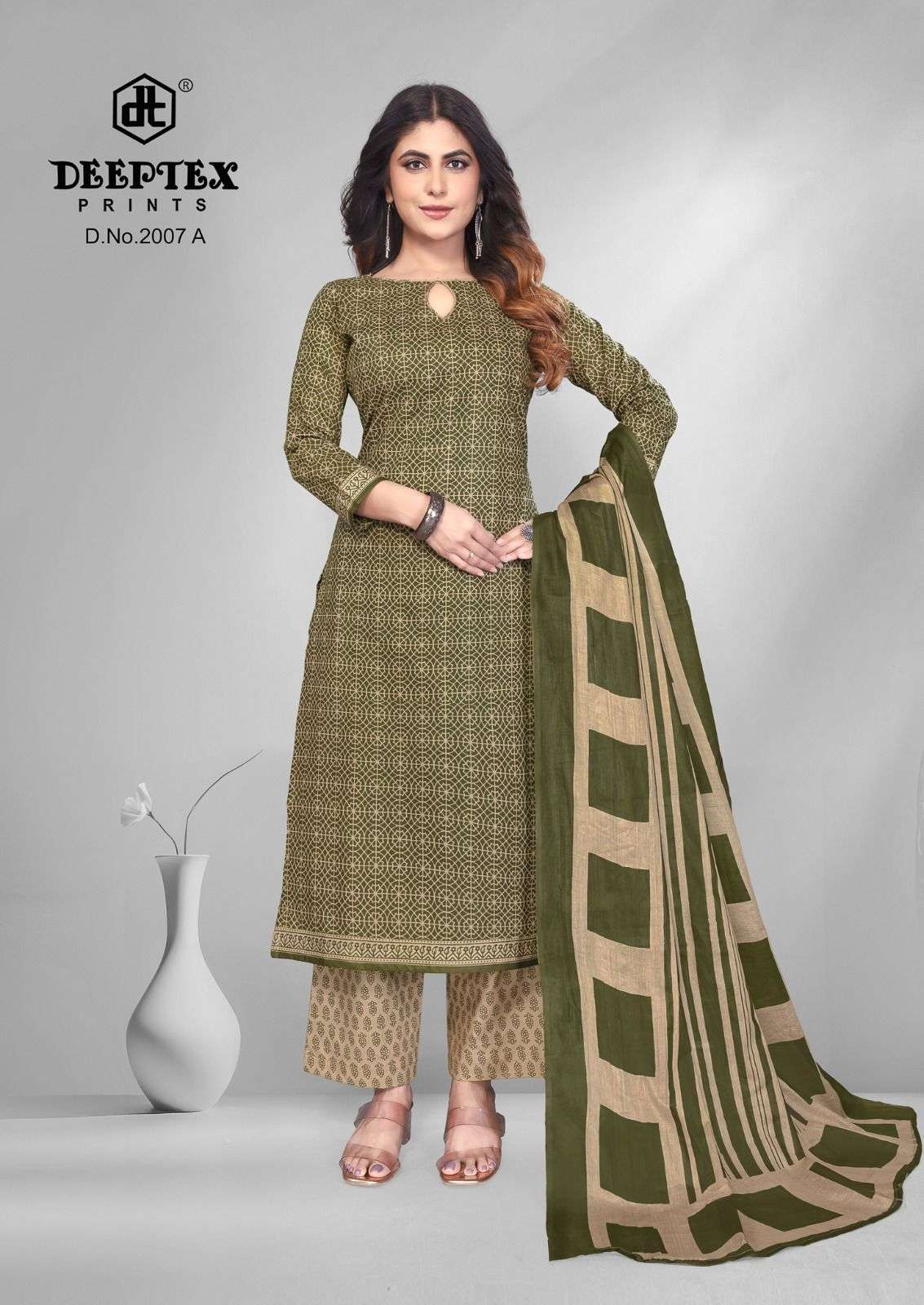 Deeptex 4 Colour Vol 2 Pure Cotton Dress Material - Amrah Wholesale