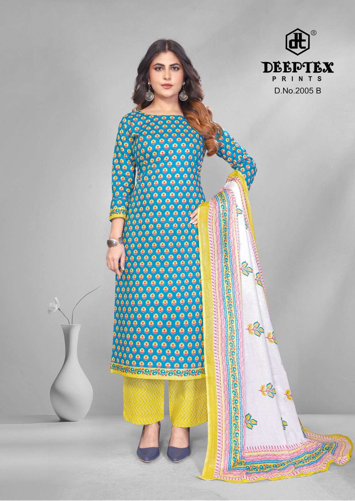 Deeptex 4 Colour Vol 2 Pure Cotton Dress Material - Amrah Wholesale
