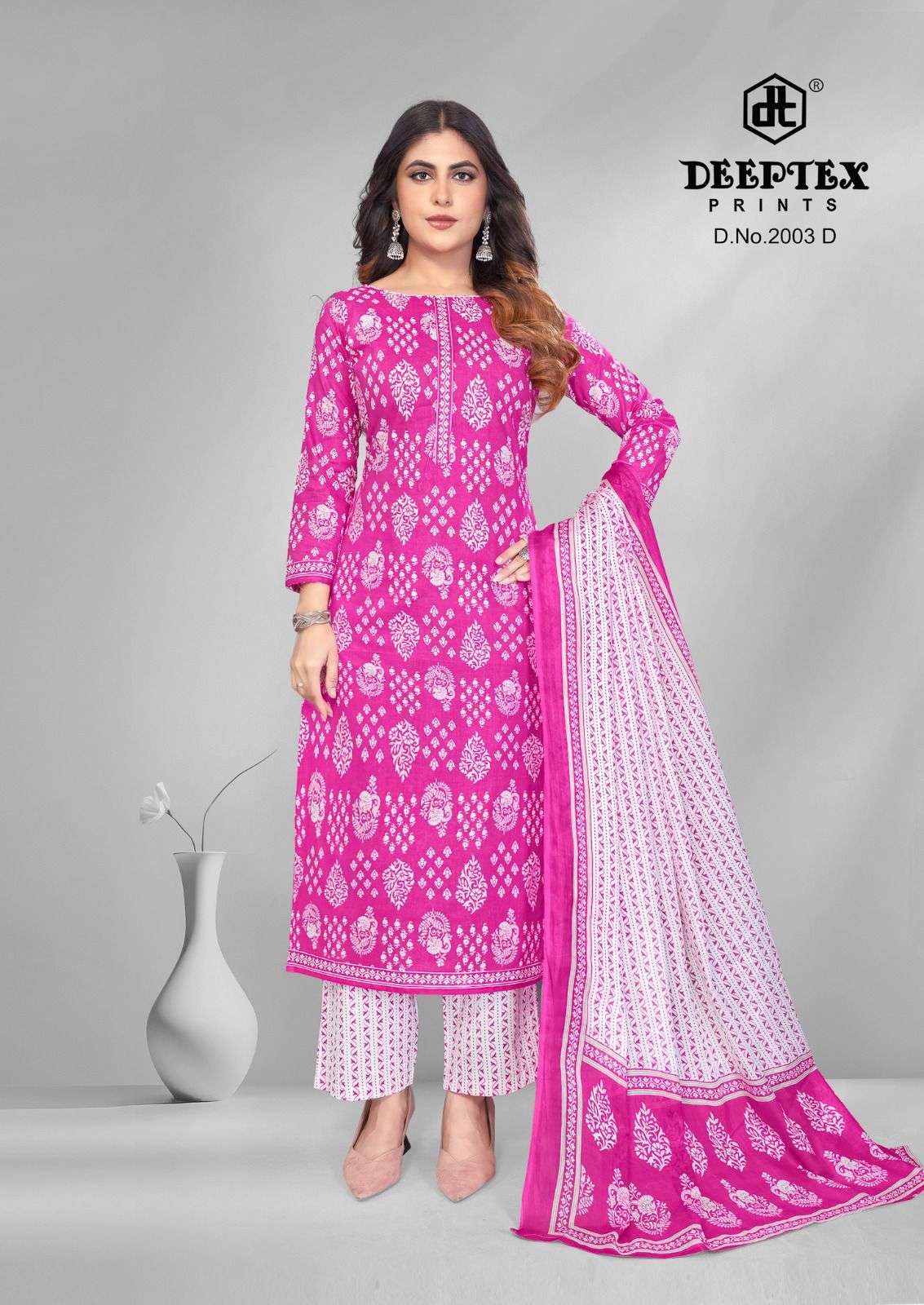 Deeptex 4 Colour Vol 2 Pure Cotton Dress Material - Amrah Wholesale
