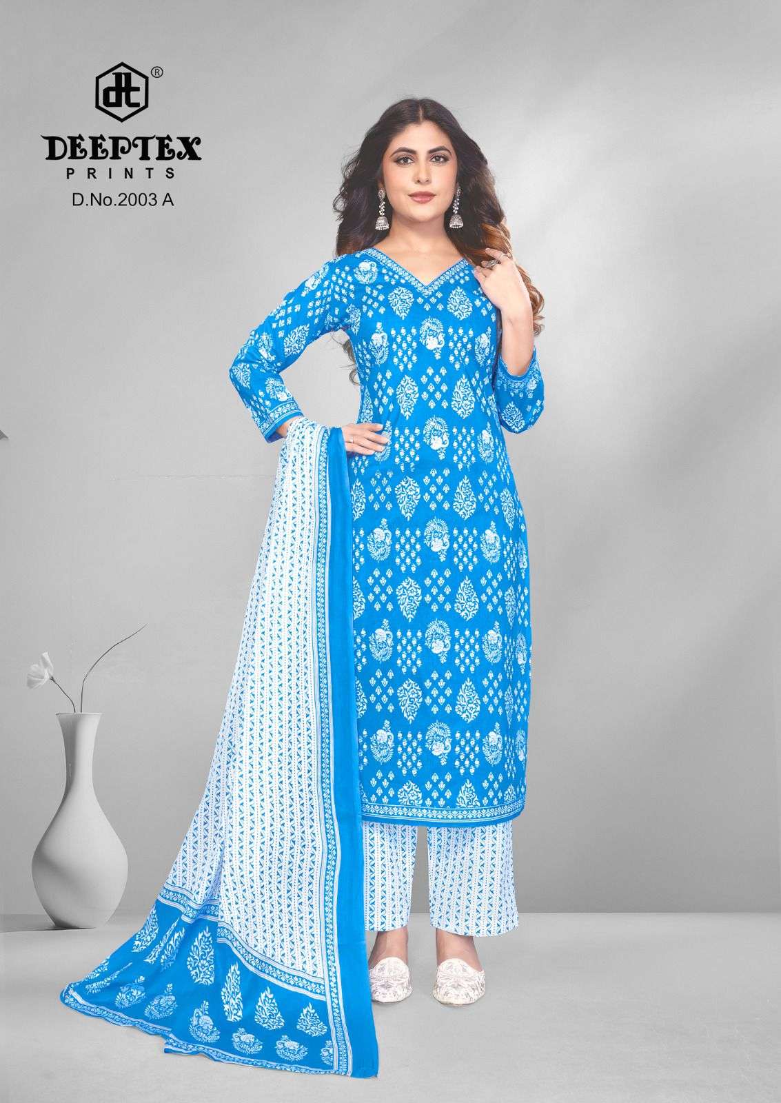 Deeptex 4 Colour Vol 2 Pure Cotton Dress Material - Amrah Wholesale