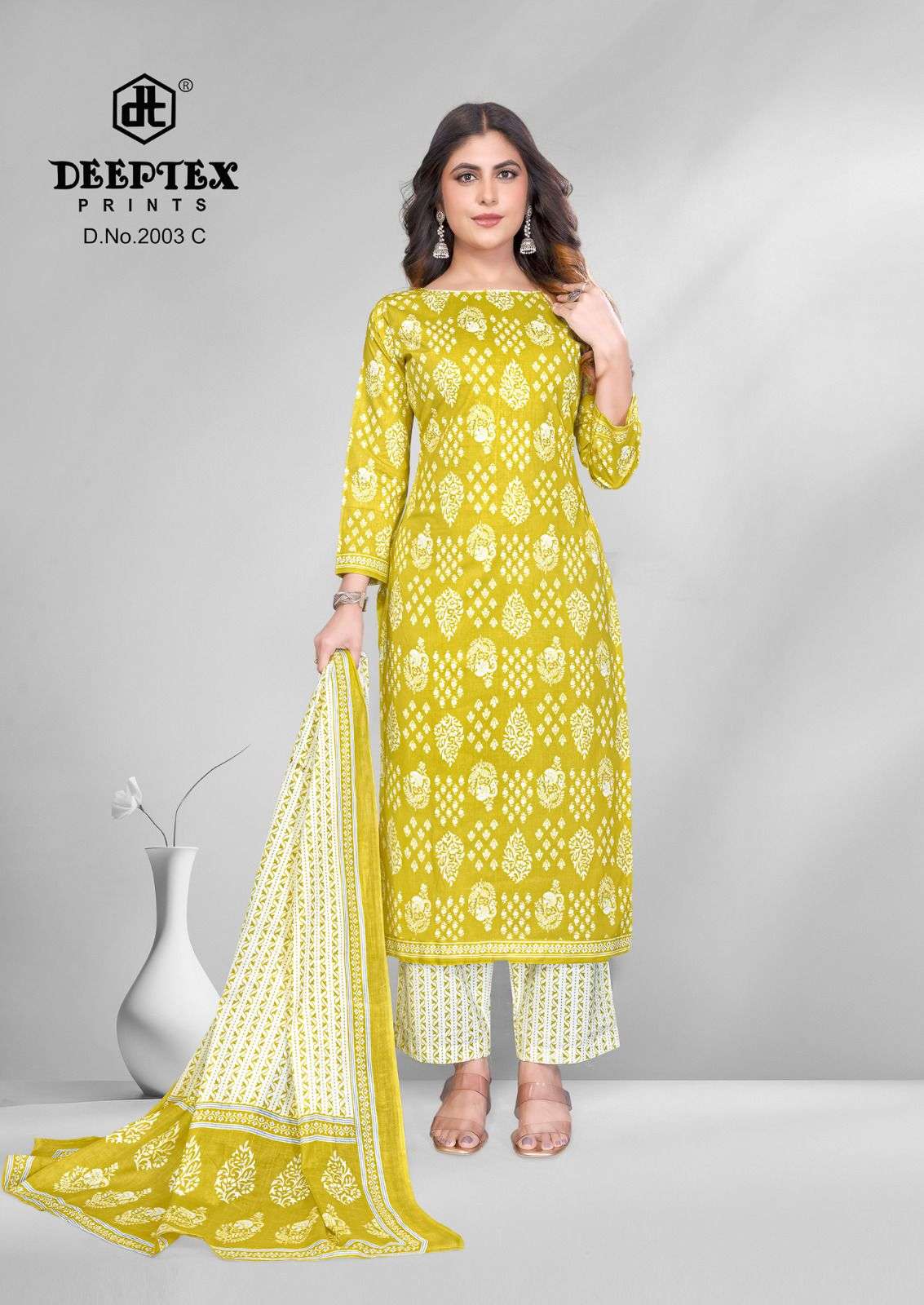 Deeptex 4 Colour Vol 2 Pure Cotton Dress Material - Amrah Wholesale
