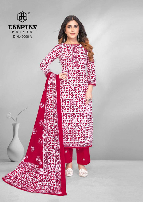 Deeptex 4 Colour Vol 2 Pure Cotton Dress Material - Amrah Wholesale