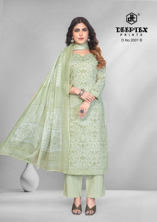 Deeptex 4 Colour Vol 2 Pure Cotton Dress Material - Amrah Wholesale