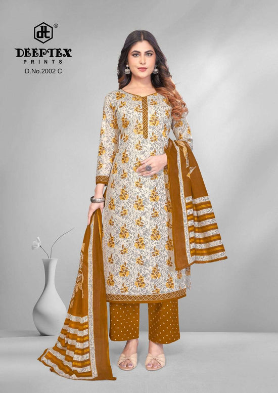 Deeptex 4 Colour Vol 2 Pure Cotton Dress Material - Amrah Wholesale