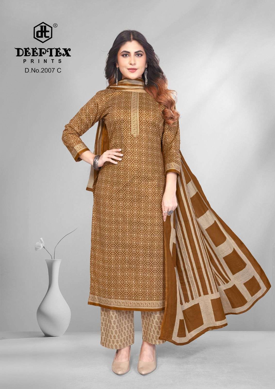 Deeptex 4 Colour Vol 2 Pure Cotton Dress Material - Amrah Wholesale