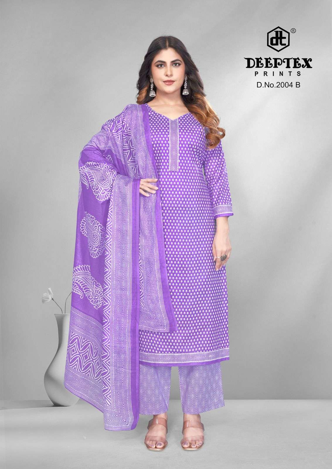 Deeptex 4 Colour Vol 2 Pure Cotton Dress Material - Amrah Wholesale