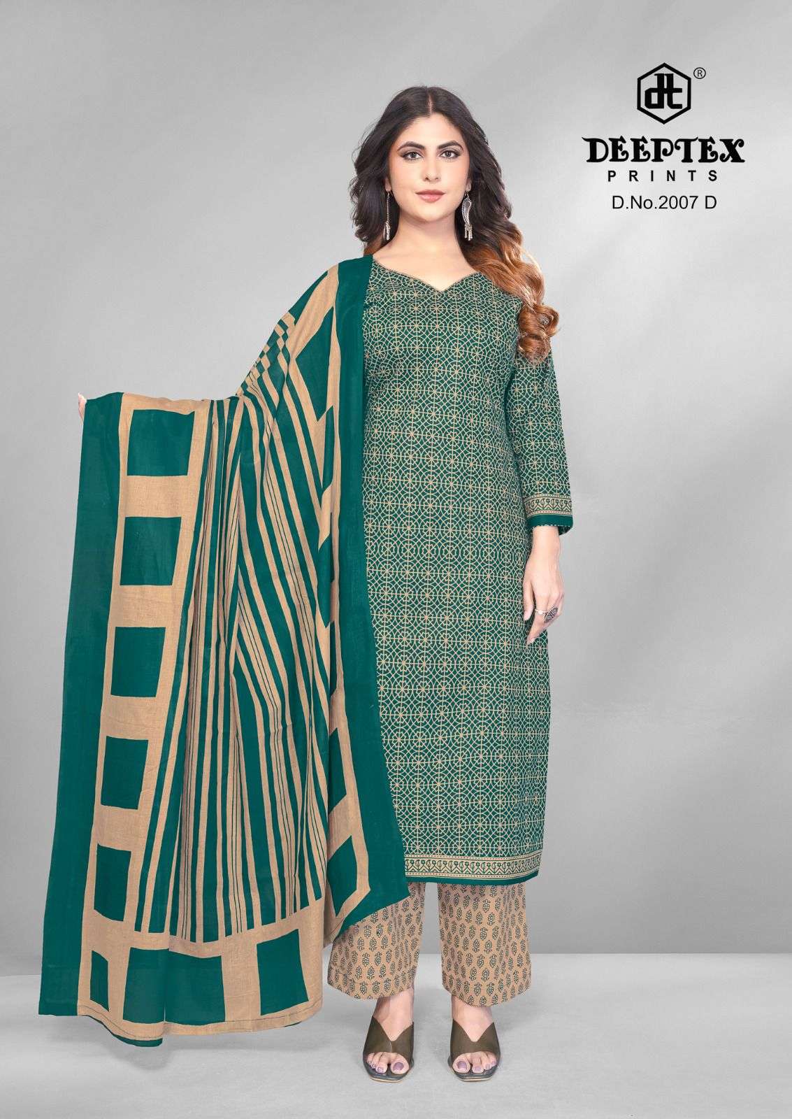 Deeptex 4 Colour Vol 2 Pure Cotton Dress Material - Amrah Wholesale