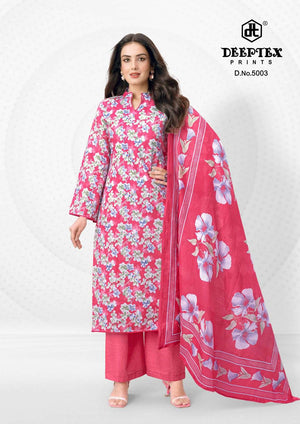 Deeptex Aalia Afreen Vol 5 Pure Cotton Dress Material