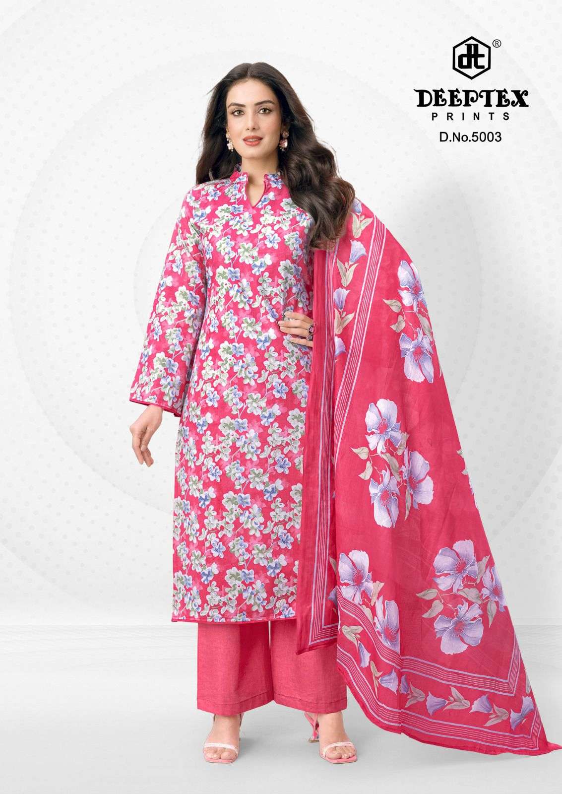 Deeptex Aalia Afreen Vol 5 Pure Cotton Dress Material