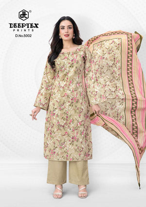 Deeptex Aalia Afreen Vol 5 Pure Cotton Dress Material