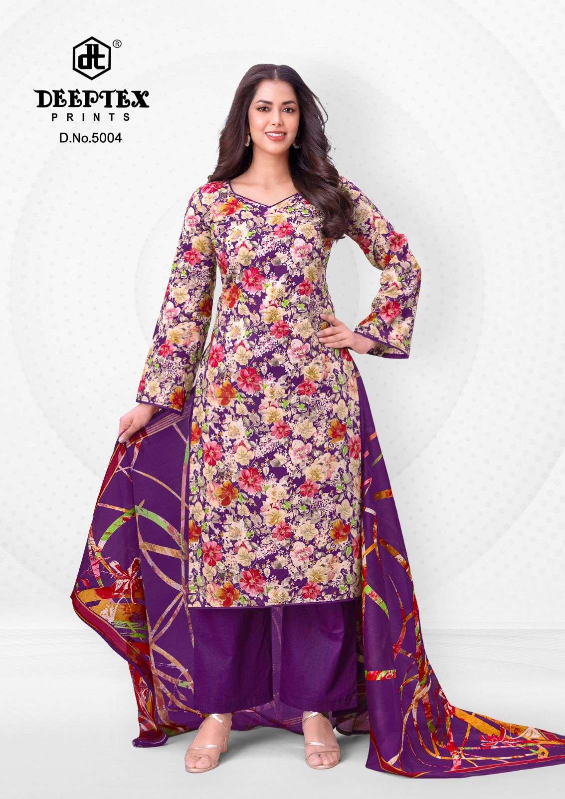 Deeptex Aalia Afreen Vol 5 Pure Cotton Dress Material
