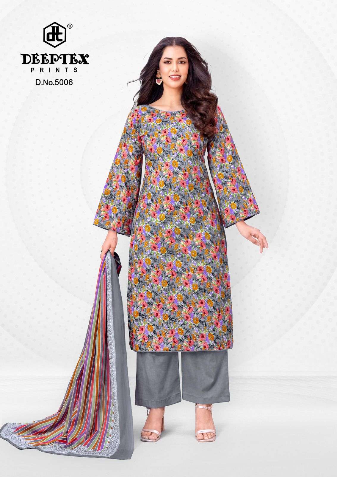 Deeptex Aalia Afreen Vol 5 Pure Cotton Dress Material