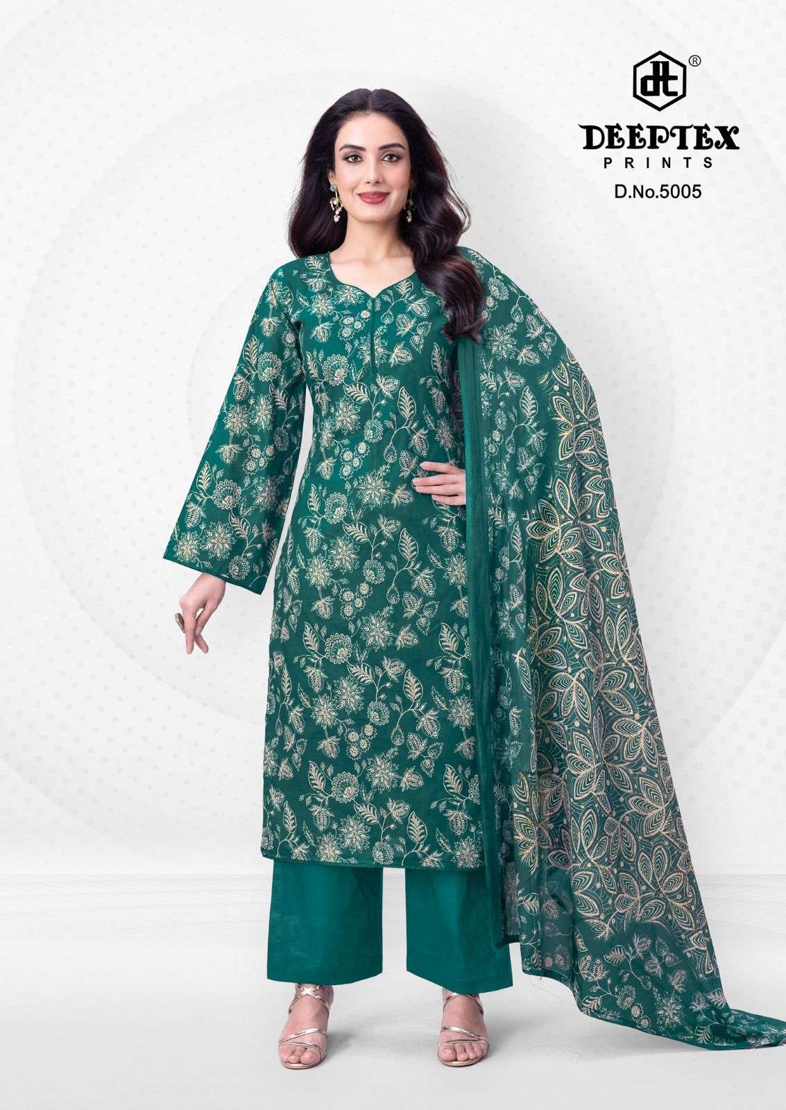 Deeptex Aalia Afreen Vol 5 Pure Cotton Dress Material