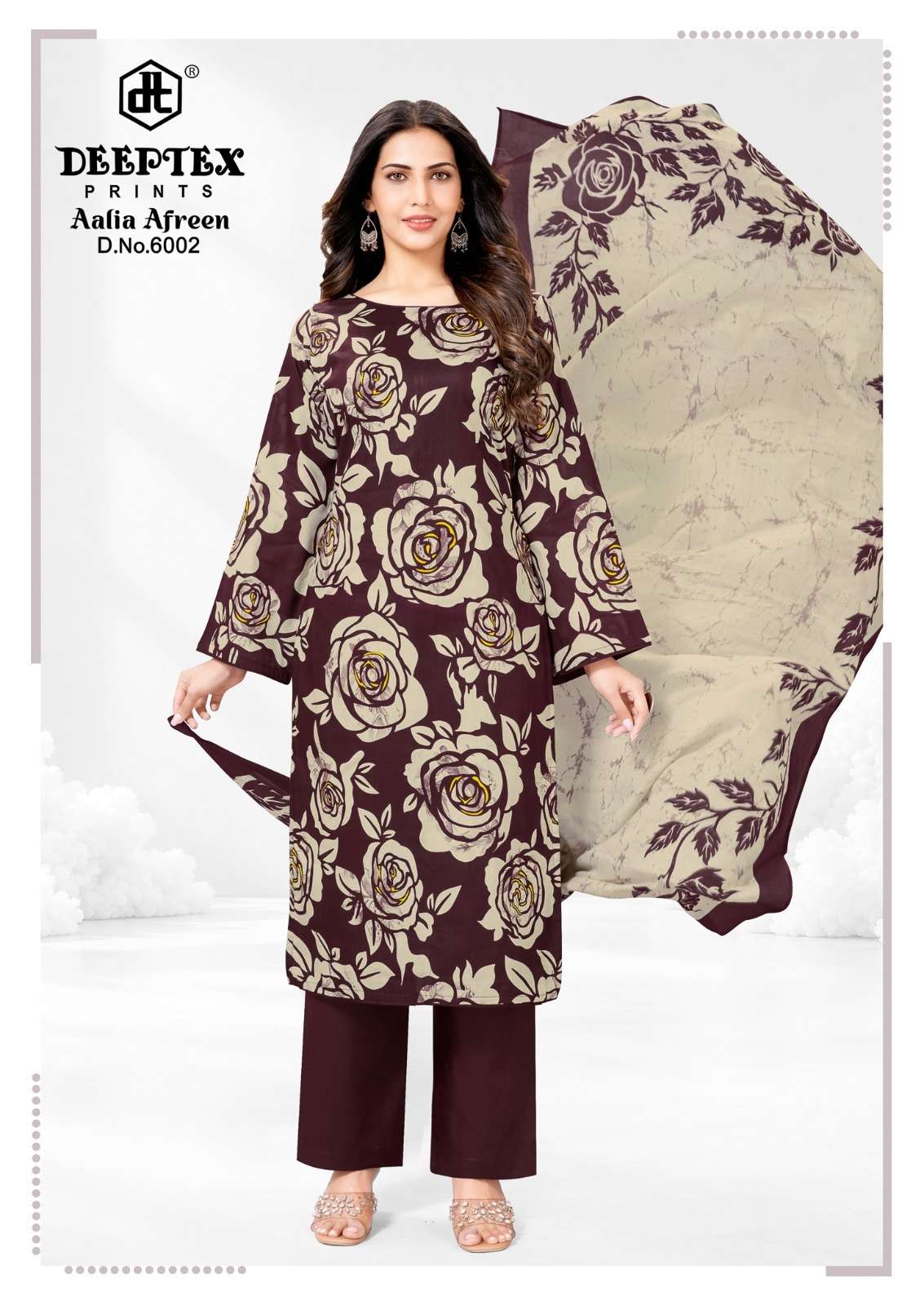 Deeptex Aalia Afreen Vol-6 Cotton Printed Suit